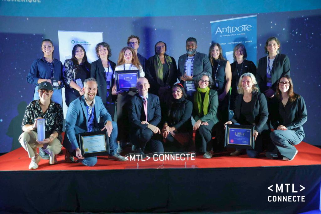 Photo des lauréats et lauréates MTL Tech Awards 2025